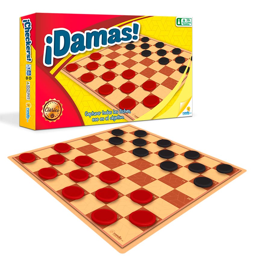 DAMAS El Tablero ¡vamos a jugar!